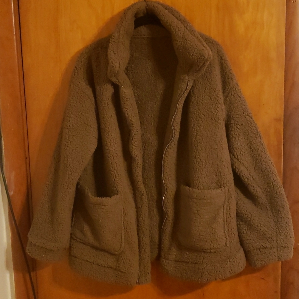 Brown Teddy Jacket